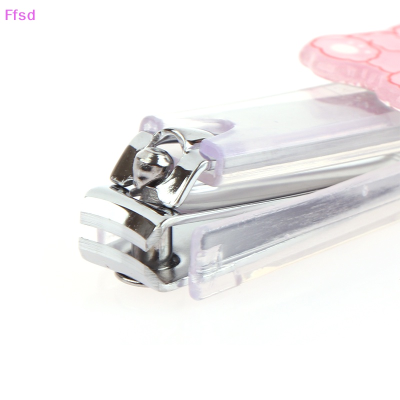 Kềm Cắt Móng Tay / Móng Chân Trong Suốt Không In Họa Tiết Hoạt Hình Dễ Thương Cho Bé