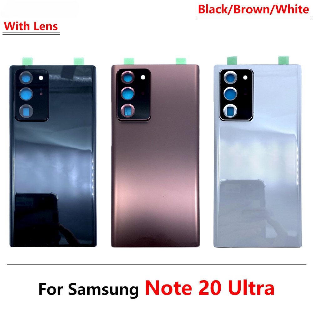 Mới Nắp Đậy Pin Thay Thế Cho Camera Sau Điện Thoại Samsung Galaxy Note 20 S20 Ultra