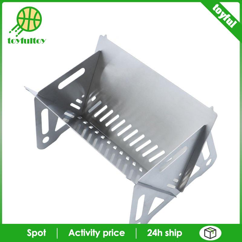 Bếp Lò Bằng Thép Không Gỉ Có Thể Gấp Gọn Tiện Dụng Khi Đi Cắm Trại