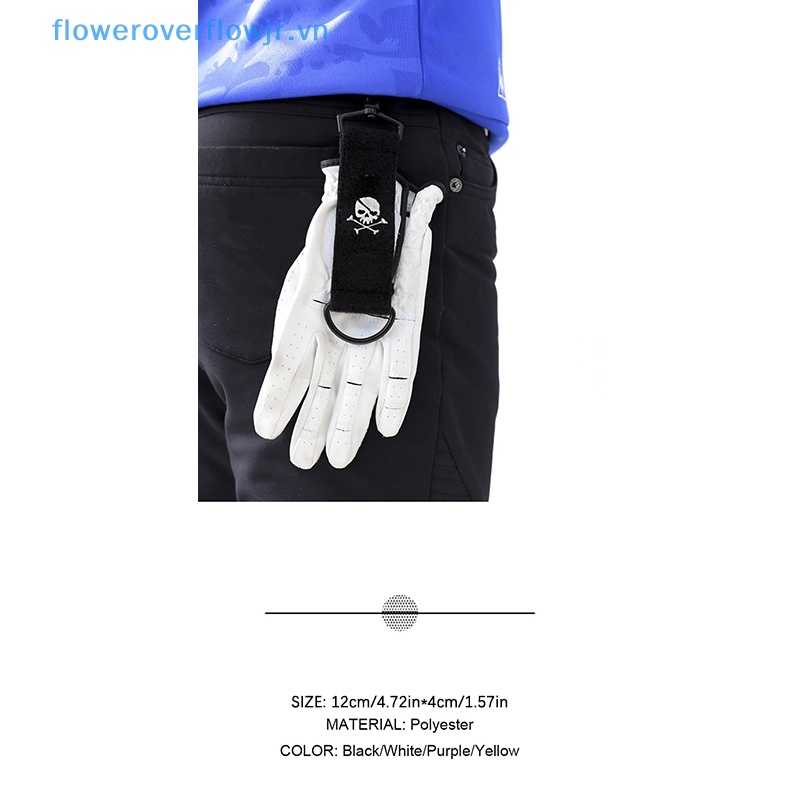 Fjr Khăn Polyester Lau Gậy Đánh Golf Với Móc Khóa Thể Thao Làm Sạch Tay Hai Mặt