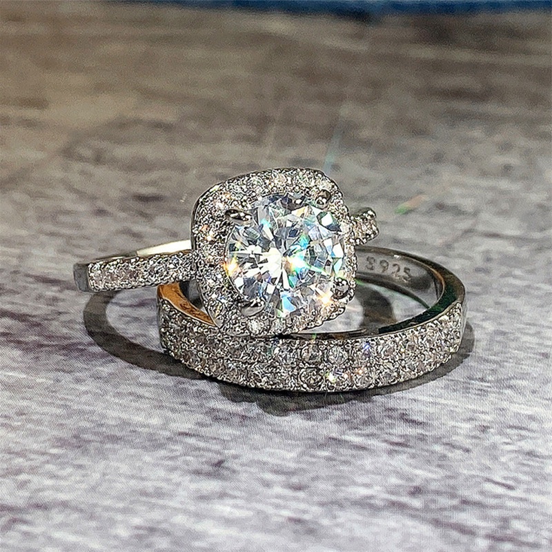 Ygt Set 2 Nhẫn Cưới Đeo Khớp Ngón Tay Thiết Kế Đa Dạng Chất Lượng Cao Thời Trang Cho Nữ