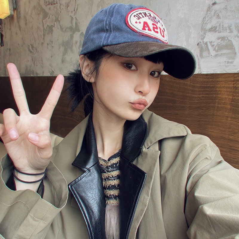 Mũ Lưỡi Trai Phong Cách Retro Mỹ Mới Cho Nữ