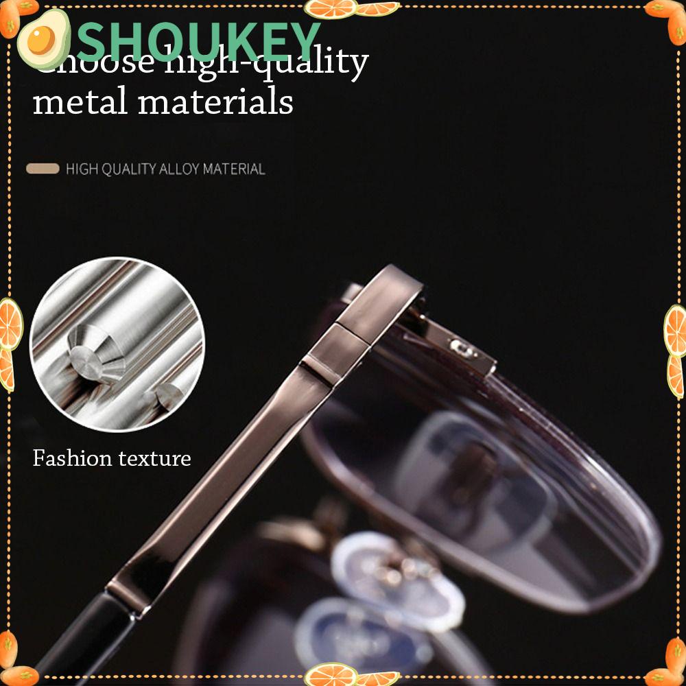 SHOUKEY Kính Đọc Sách Gọng Siêu Nhẹ Bảo Vệ Mắt Thời Trang Cho Nam Và Nữ