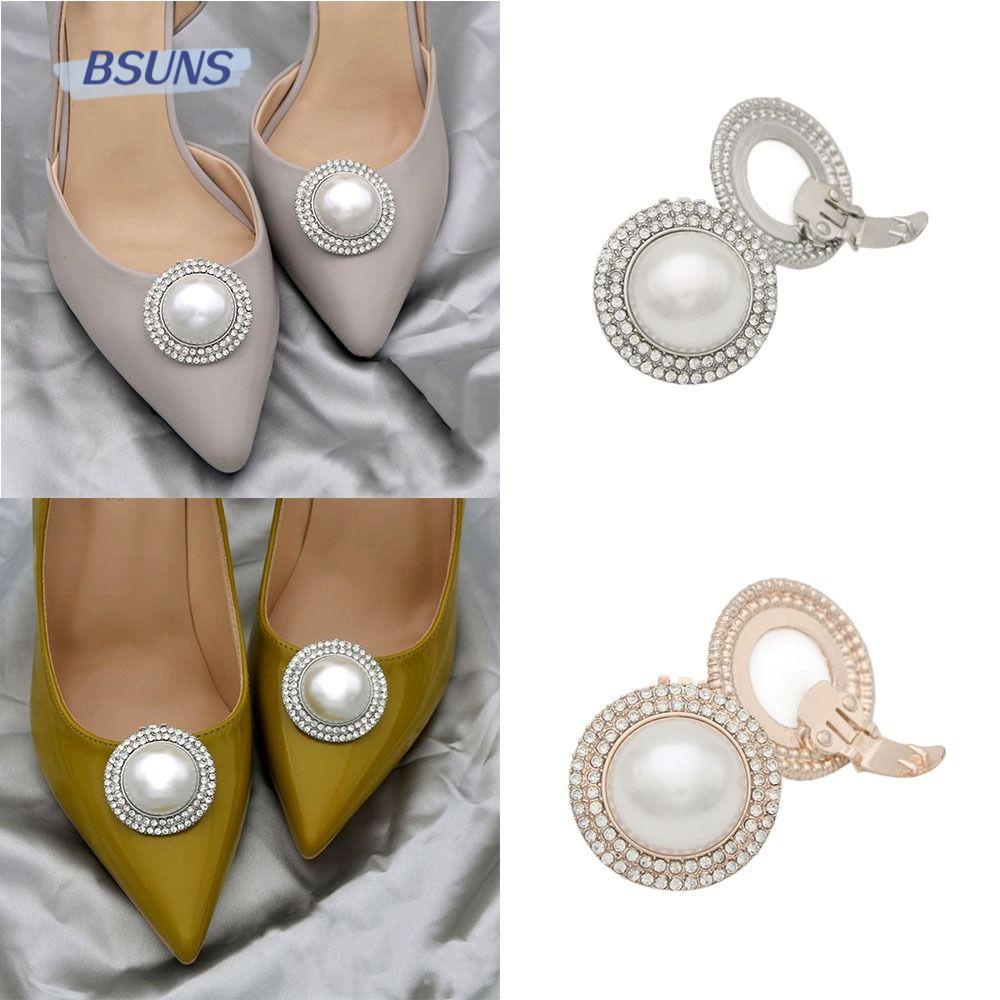 BSUNS 1 Phụ Kiện Trang Trí Giày Cao Gót Cô Dâu Sang Trọng