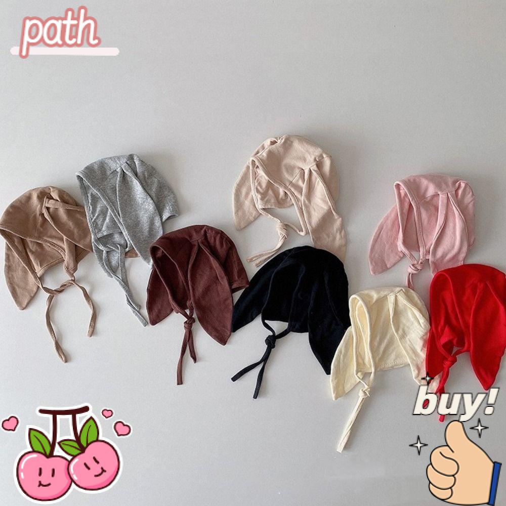 PATH Mũ Tai Thỏ Chất Liệu Cotton Mềm Mại Thời Trang Xuân Thu Cho Bé
