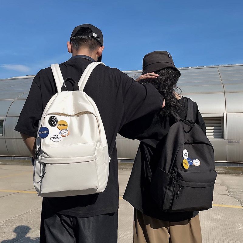 Ba Lô Đi Học / Du Lịch Sức Chứa Lớn Bằng Nylon Phong Cách Hàn Quốc Hàng Mới