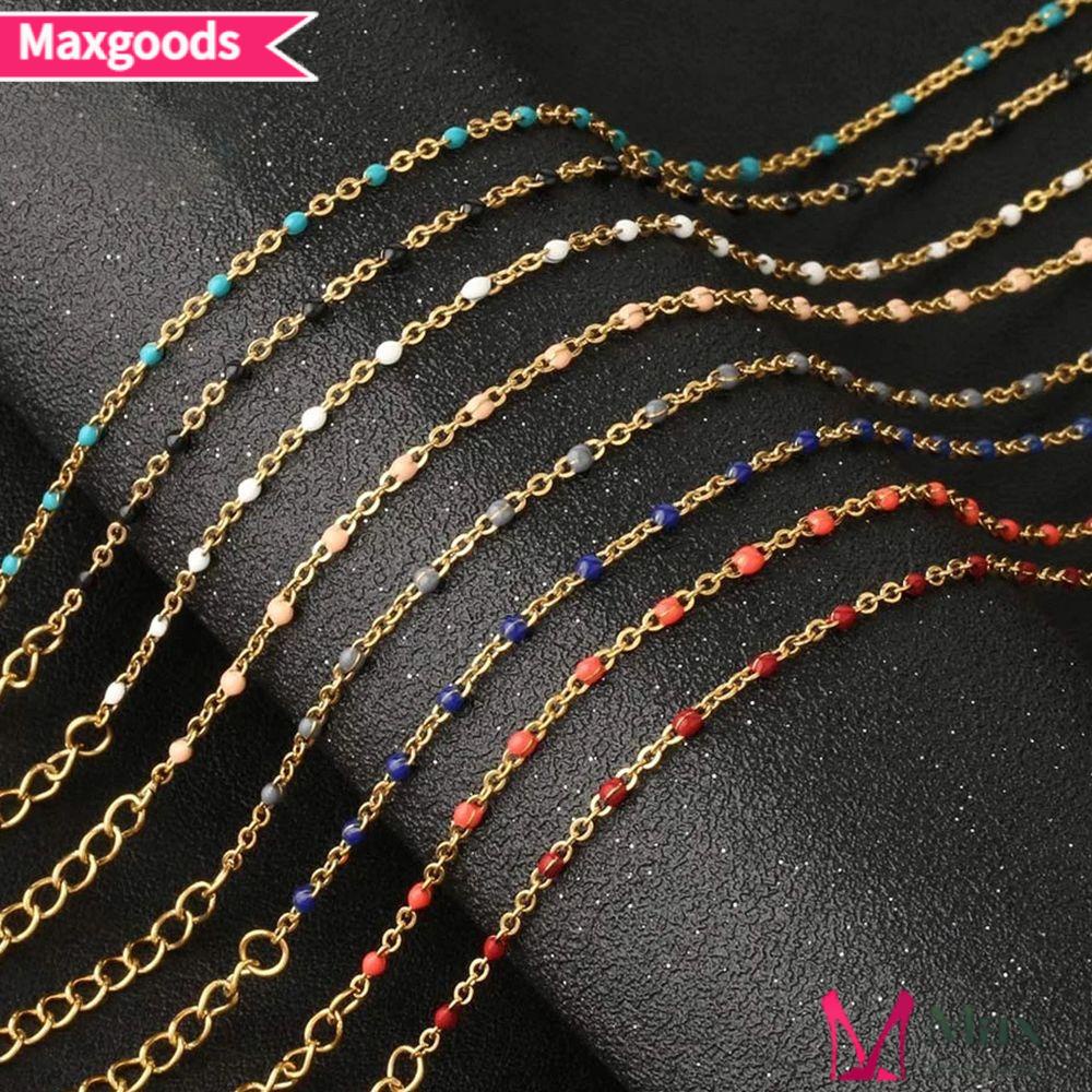 MAXG Vòng Tay Chuỗi Hạt Nhiều Màu Sắc Phong Cách Bohomian