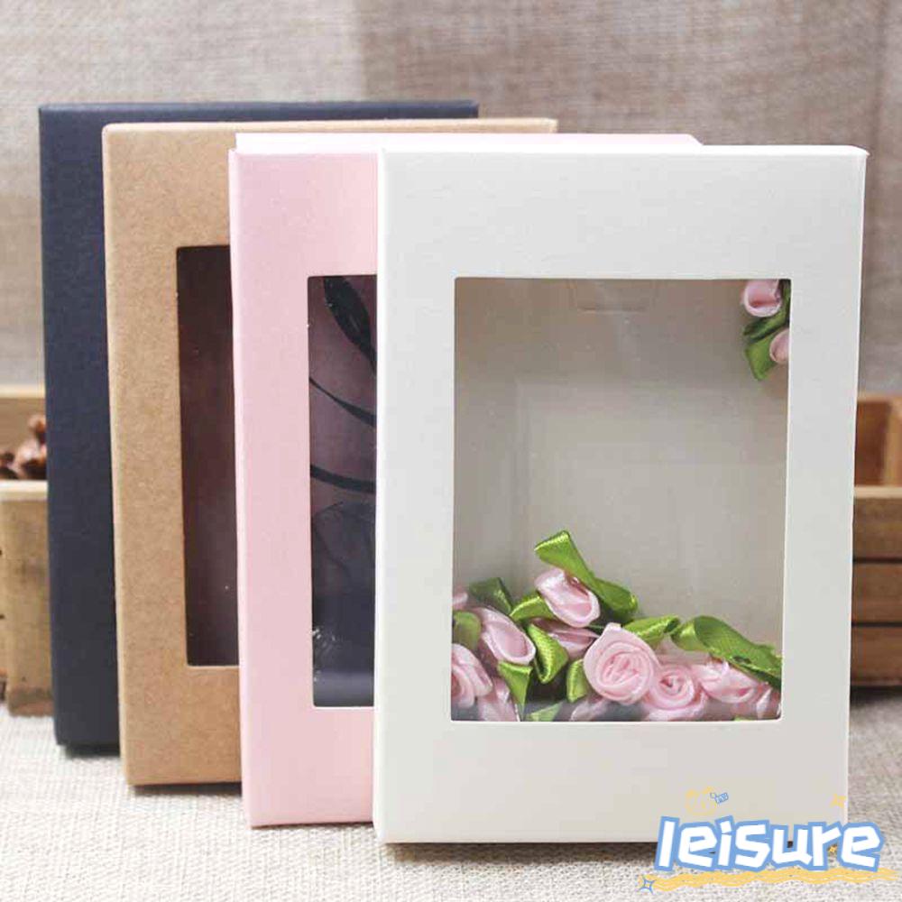 LEISURE Set 10 Túi Giấy Đựng Kẹo Màu Sắc Vintage