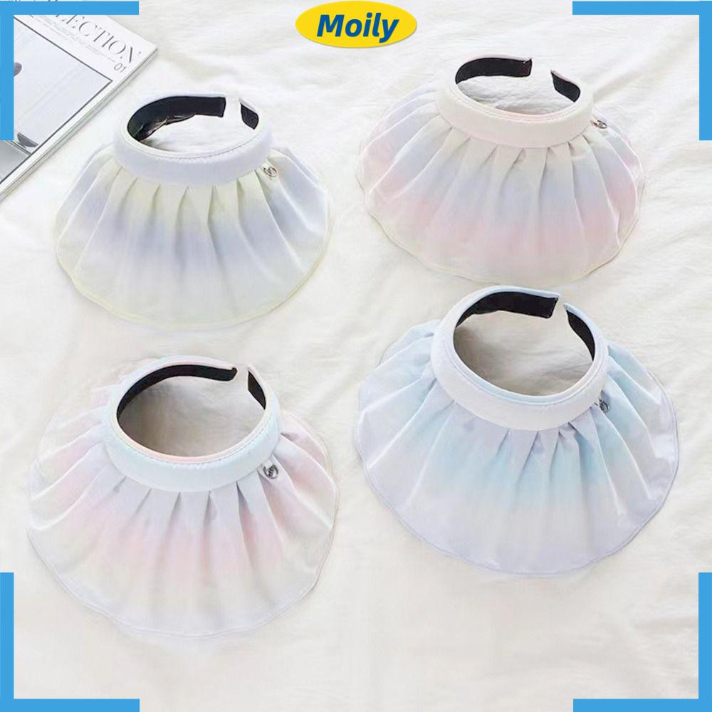 MOILYVN Mũ Lưỡi Trai Nửa Đầu Thoáng Khí Có Thể Điều Chỉnh Kích