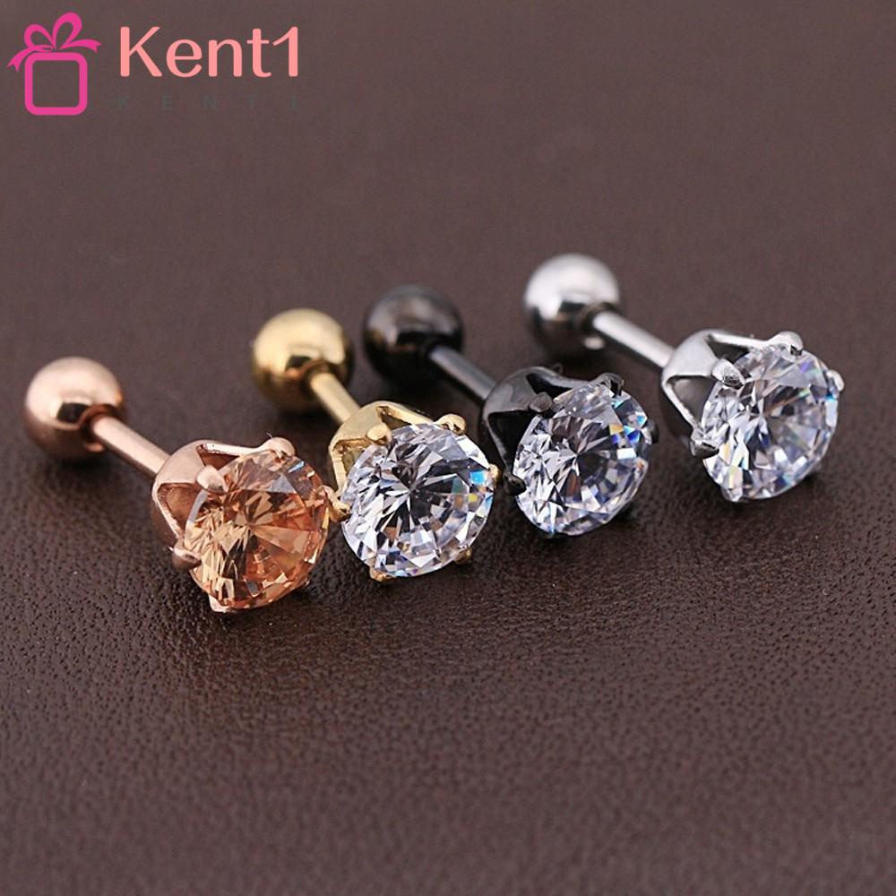 KENT1 1 Bông Tai Thép Titan Thời Trang Cho Nữ