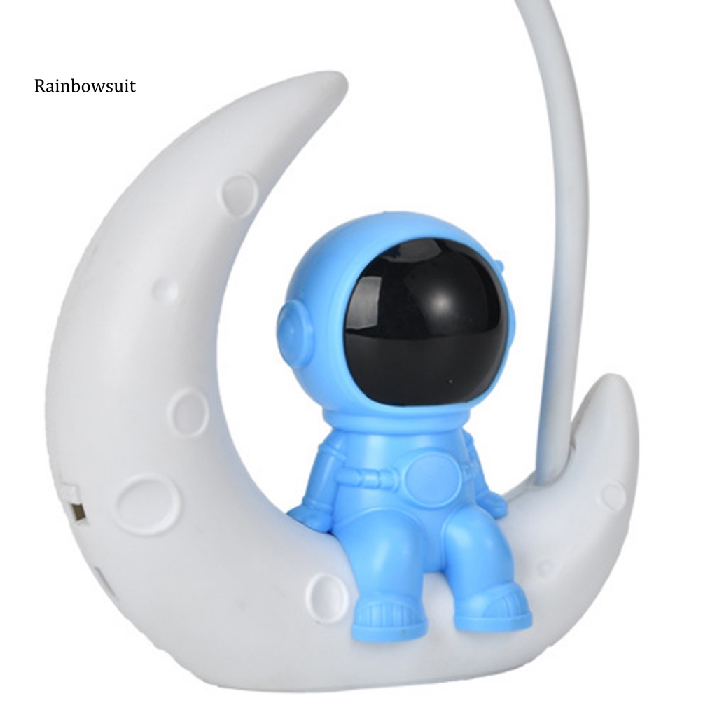 Đèn Ngủ 2 Chế Độ Bằng ABS Hình Mặt Trăng / Phi Hành Gia / Không Gian Chăm Sóc Mắt