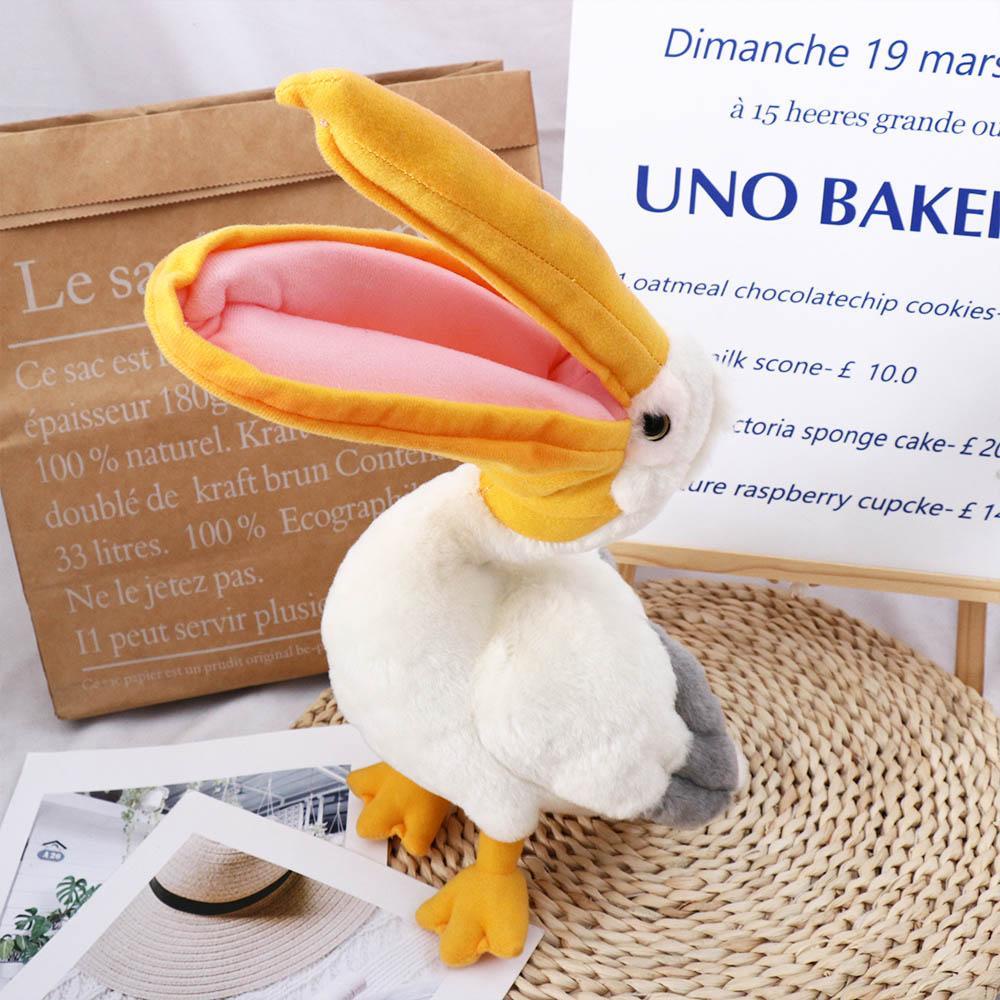 Đồ chơi nhồi bông Hình Động Vật Miệng To 30cm Mềm Mại Đáng Yêu Cho Bé