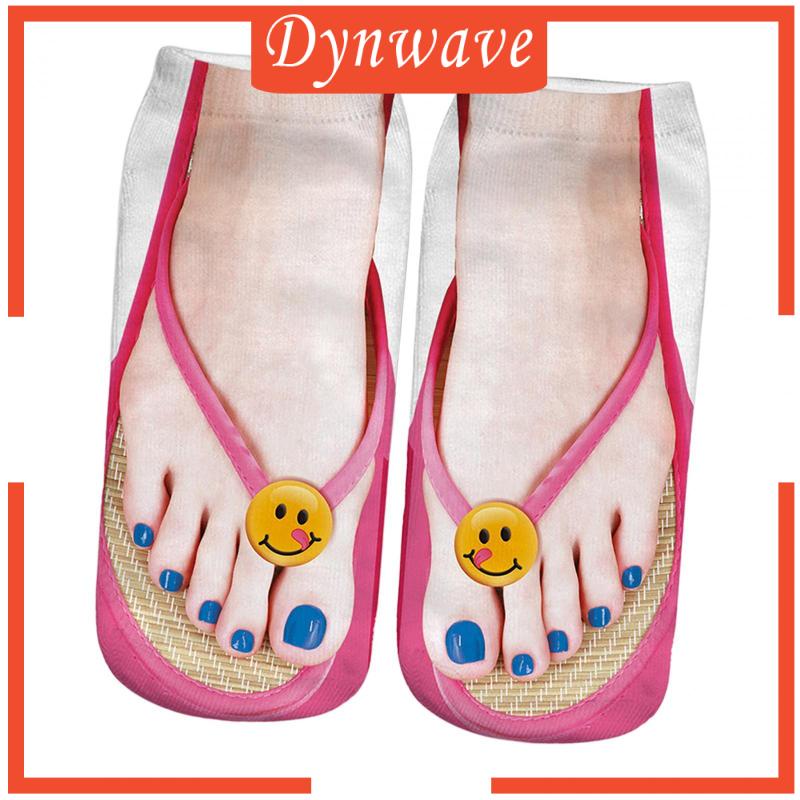 Vớ Xỏ Ngón In Họa Tiết Vui Nhộn Thời Trang Giáng Sinh