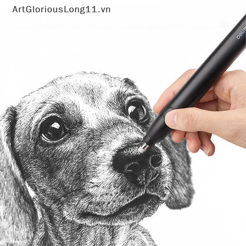 1 Bộ Gôm Tẩy Bút Chì Điện Tử Tự Động Dùng Cho Trường Học