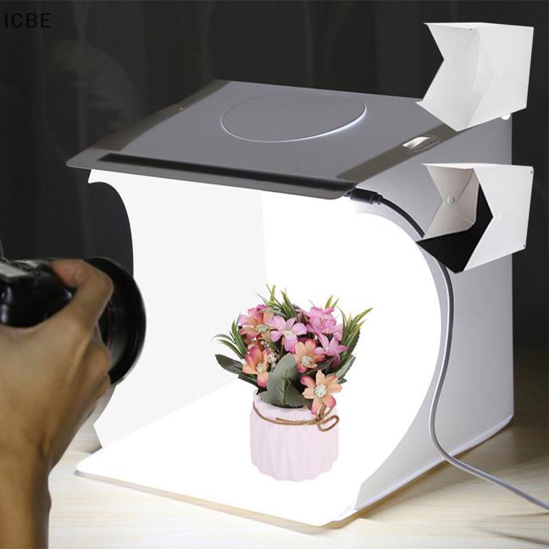 Hộp Chụp Ảnh Sản Phẩm 9.5 &quot;x 9.5&quot; Có Đèn LED