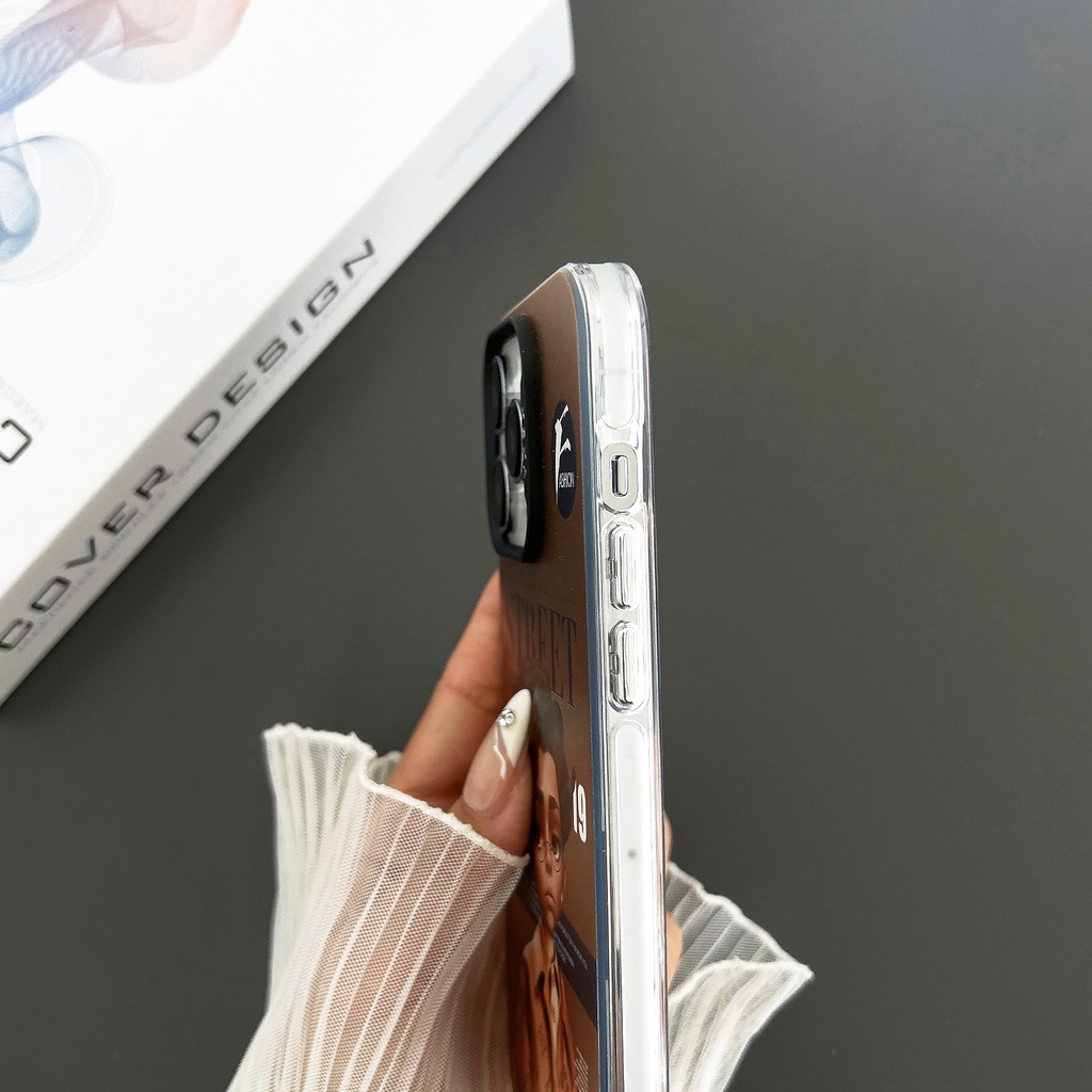 Ốp Điện Thoại tpu Silicon Mềm Trong Suốt Họa Tiết Thời Trang Hiện Đại Cho iPhone 14 13 12 PRO MAX 14 Plus