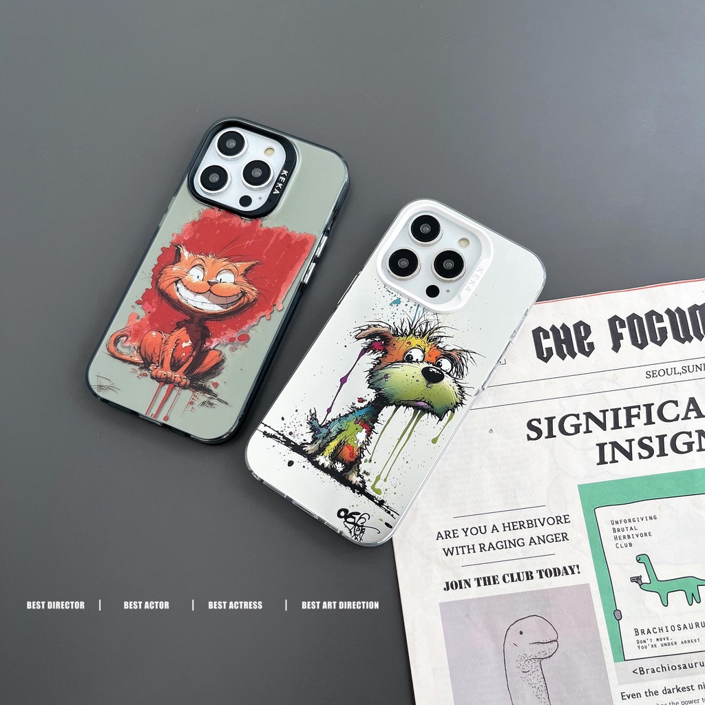 Ốp Điện Thoại tpu Silicone Mềm Trong Suốt Họa Tiết Graffiti Cho iPhone 14 13 12 PRO MAX 14 Plus