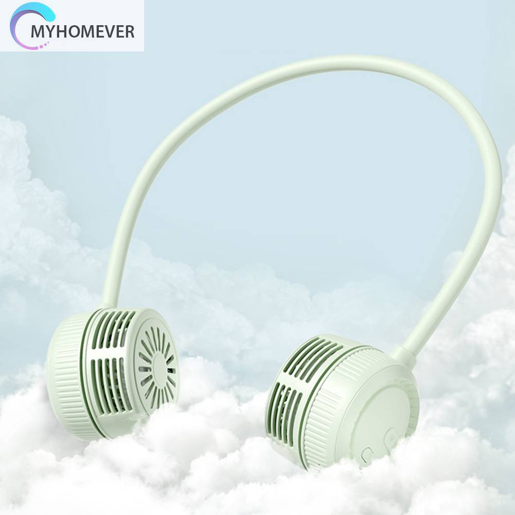 Quạt Làm Mát Đeo Cổ 1000 MAh Có Thể Sạc Lại Dành Cho Nam Và Nữ