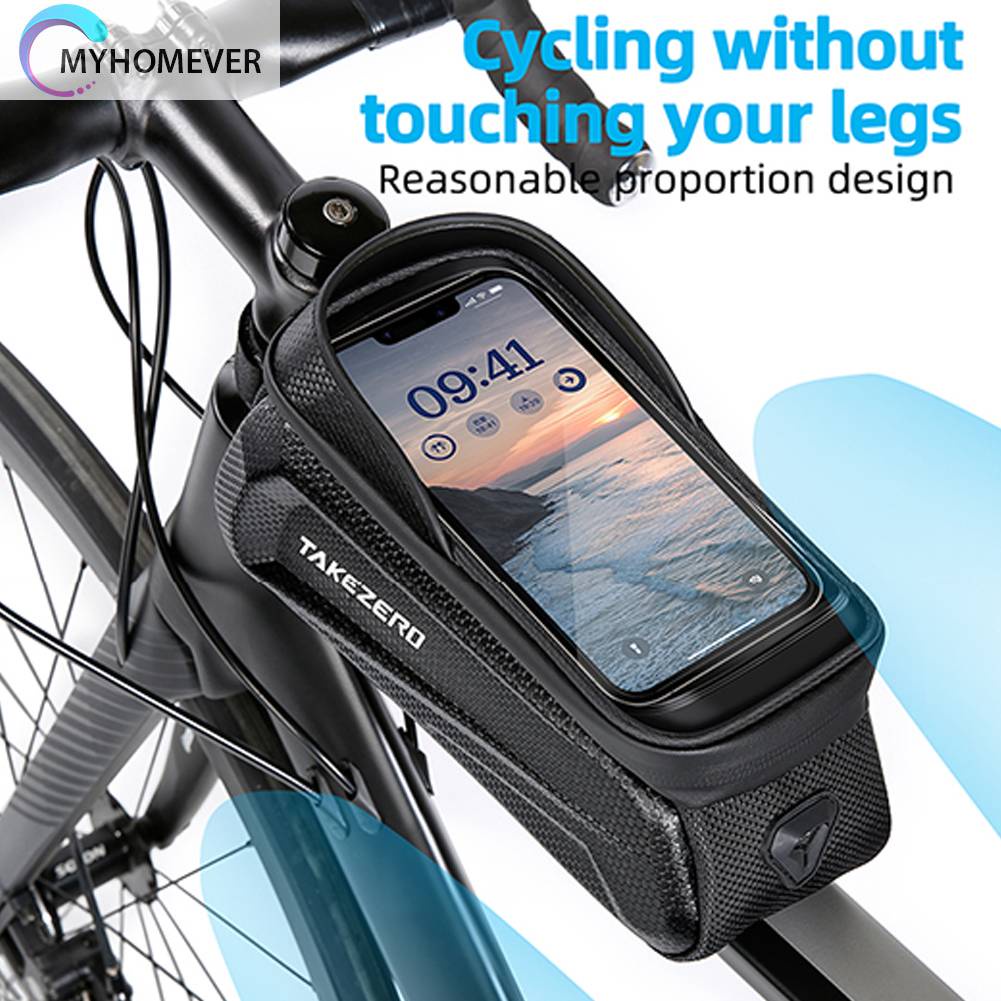 Ốp Điện Thoại EVA Cứng Kèm Giá Đỡ Màn Hình Cảm Ứng 1L Chống Thấm Nước Cho Xe Đạp TAKEZERO