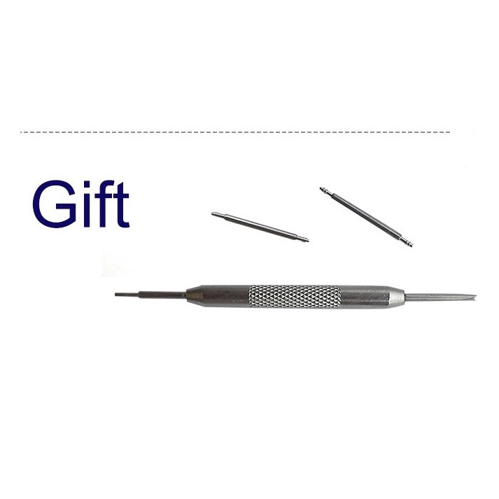 1 Dây Đeo Đồng Hồ 12mm 14mm 16mm 18mm 20mm 22mm Màu Đen Bằng Nhựa resin Cho casio bands - 0145RWS