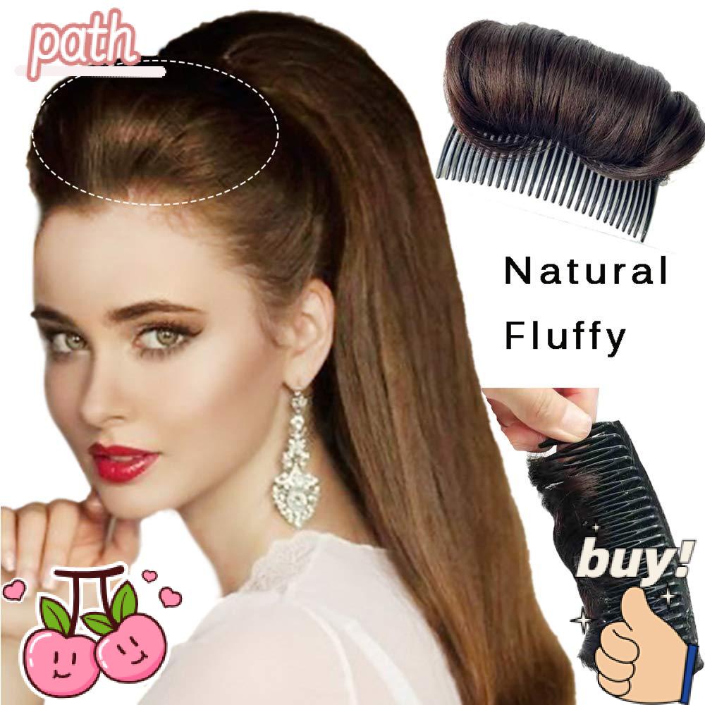 PATH Set 1 / 3 Kẹp Tóc Giả Bằng Sợi Tổng Hợp Vô Hình Nhiều Màu Sắc Dành Cho Nối Tóc