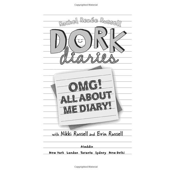 Dork Diaries OMG! All about Me Diary!
