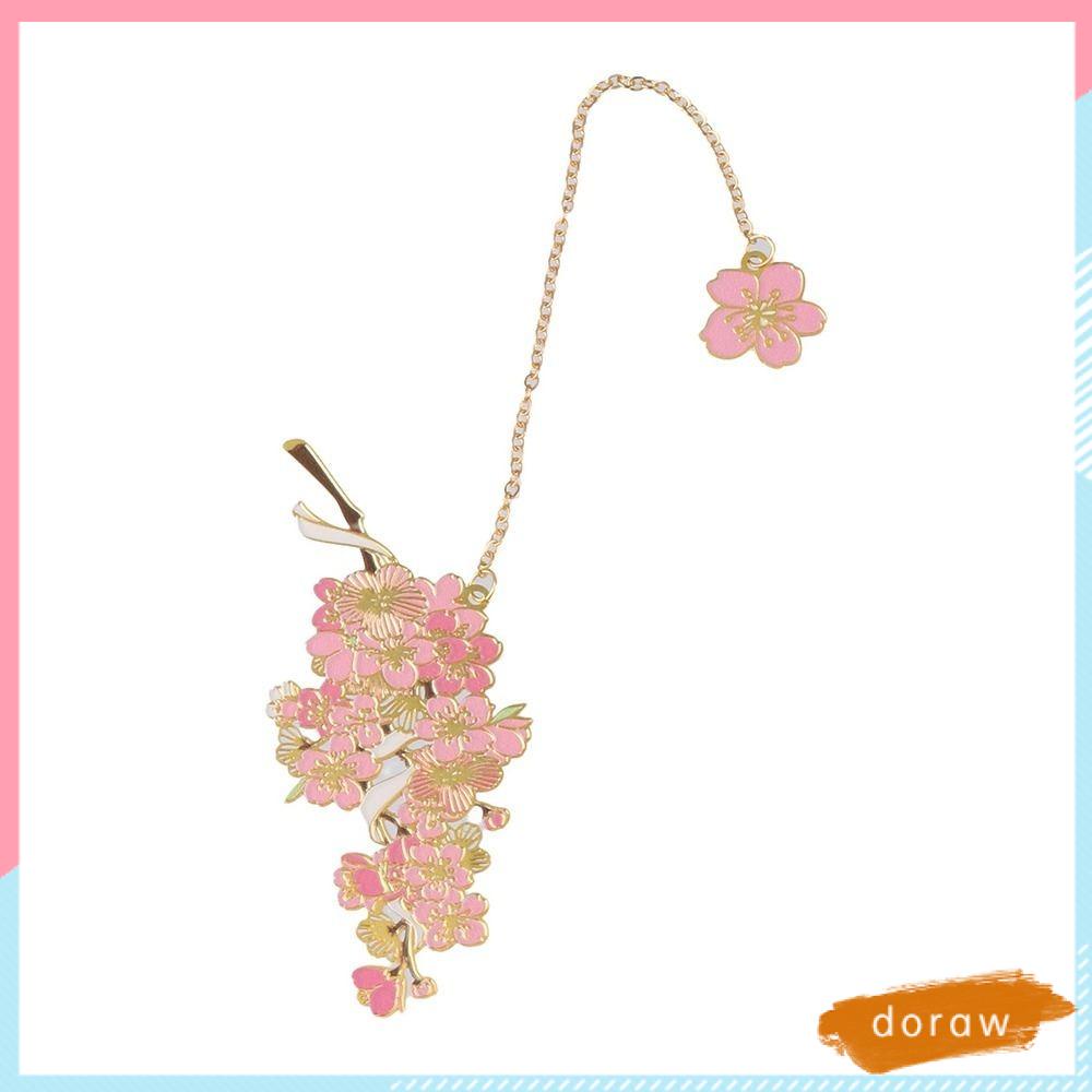 DORAW Hộp Quà Kim Loại Tua Rua Đánh Dấu Trang Sách Trường Học