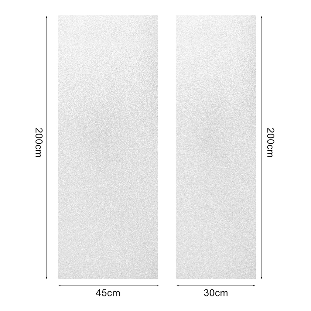 1 Cuộn Phim Dán Cửa Sổ Bằng PVC Nhám Chống Nước Chịu Nhiệt Tự Nhiên Giảm Mệt Mỏi Có Thể Tái Sử Dụng