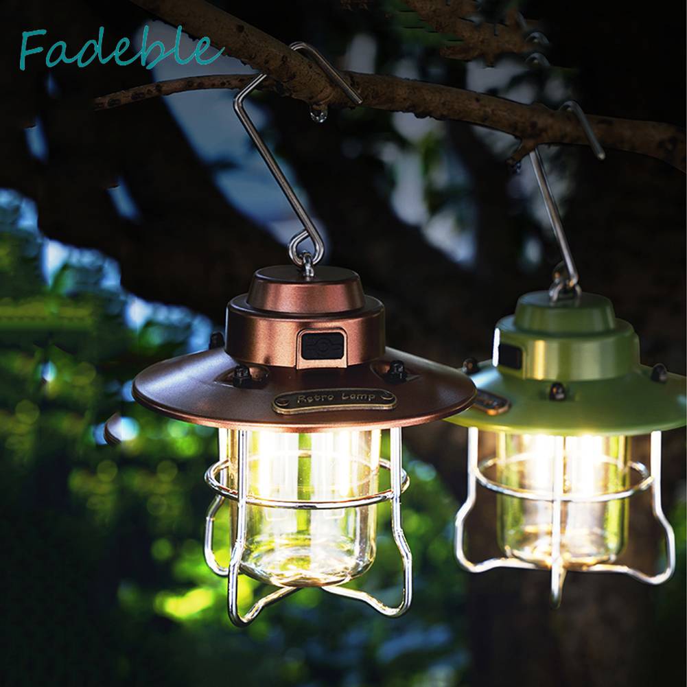 Đèn LED Cắm Trại Chống Nước 300LM 650mAh IPX4 Loại C