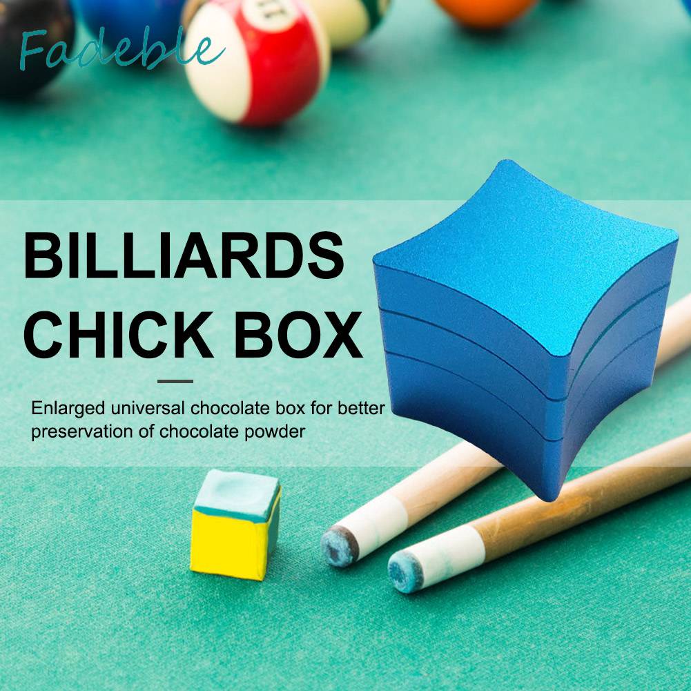 Hộp Phấn Đánh Bida Kim Loại 3 Tầng Siêu Bền Tiện Dụng