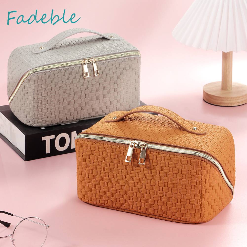 Túi Đựng Mỹ Phẩm Đa Năng Có Khóa Kéo Tiện Dụng Cho Nữ