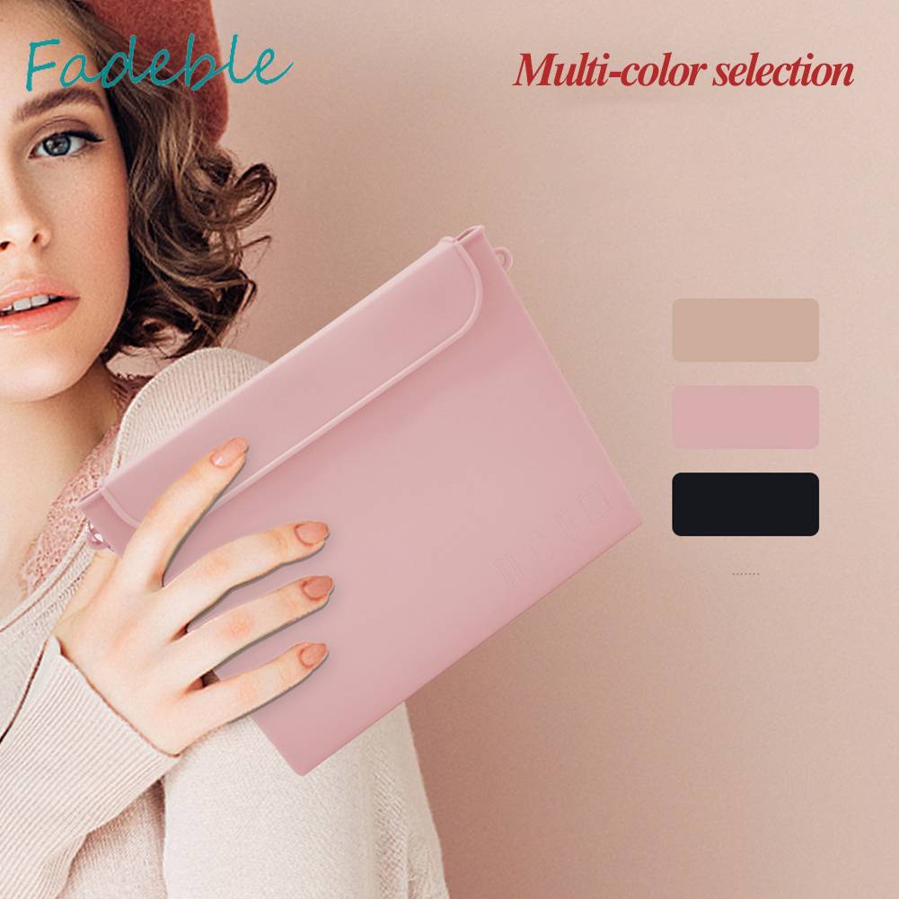 Túi Đựng Mỹ Phẩm Bằng Silicone Gọn Nhẹ Cho Nữ