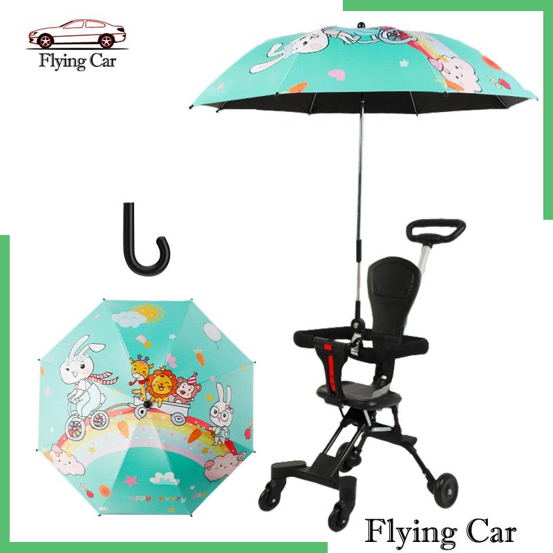 Dù Che Nắng 85cm Có Kẹp Gắn Ghế Đẩy Em Bé