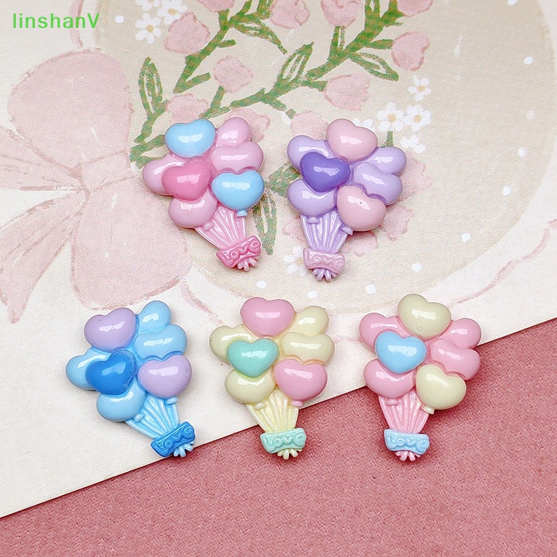 Bong Bóng Nhựa Resin Cabochon Mini Nhiều Màu Dễ Thương Trang Trí Sổ Tay Thủ Công