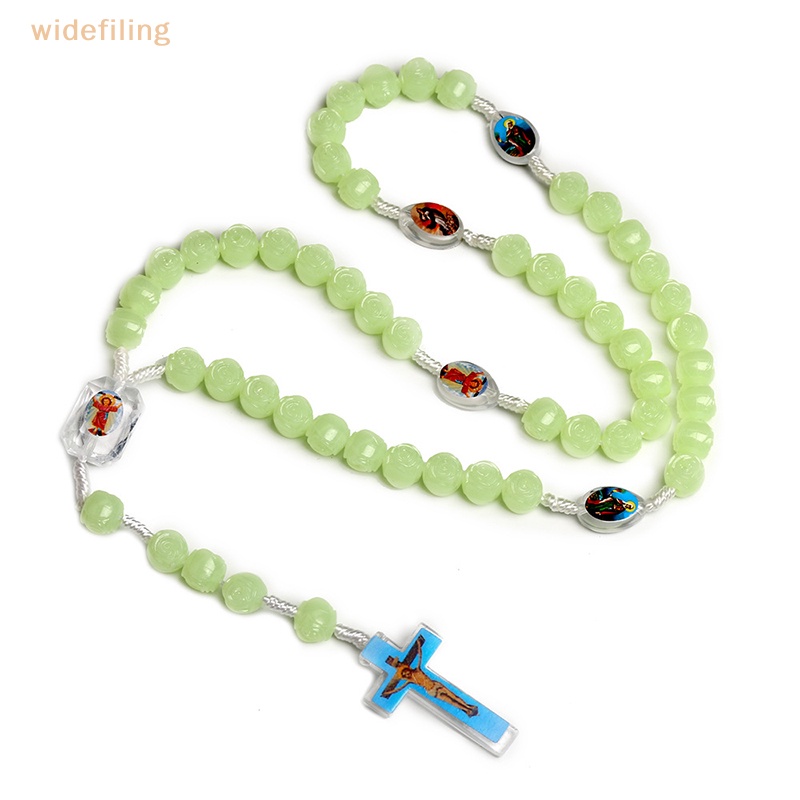 Vòng cổ Mặt Thánh Giá Bằng Rosary Phản Quang Thời Trang Dành Cho Nữ