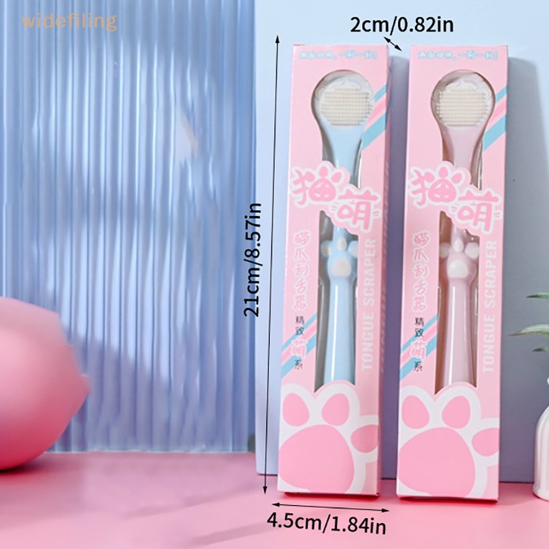 Bàn Chải Làm Sạch Lưỡi Hình Dấu Chân Mèo