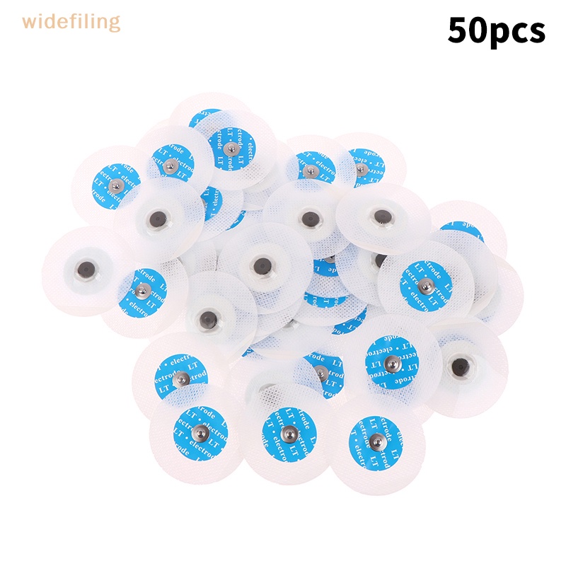 Bộ 50 Miếng Dán Điện Cực Bằng Vải Không Dệt Sử Dụng Một Lần ECG