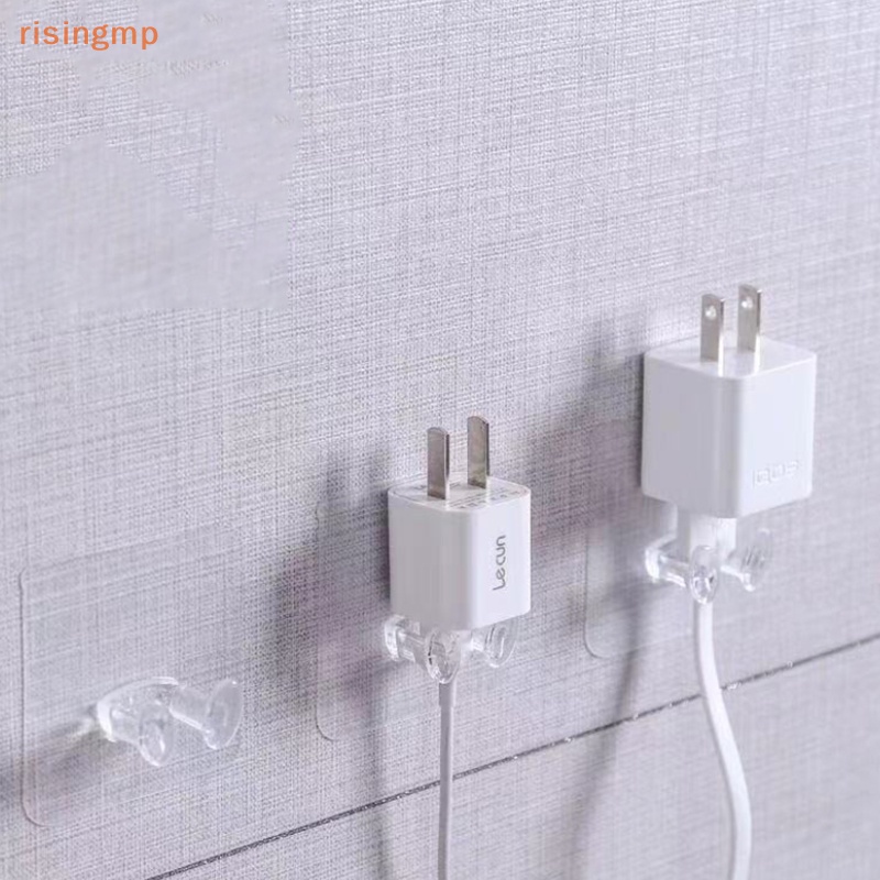 Set 2 / 10 Giá Đỡ Ổ Cắm Điện Gắn Tường Không Cần Khoan Tiện Dụng Cho Phòng Tắm / Nhà Bếp