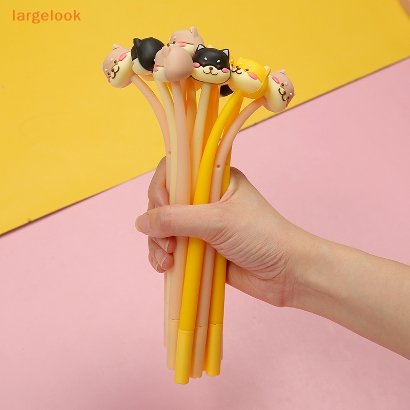 Bút Bi Mực Đen Hình Chú Chó Shiba Inu Dễ Thương Cho Bé