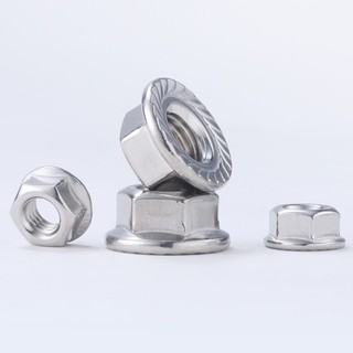  Dây mịn, răng mịn, răng mịn, SUS304, mặt bích, đai ốc, đai ốc, M8 / M10 / M12 / M14 / M16