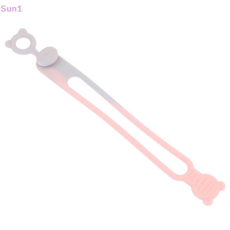 Set 10 / 10 Dây Silicone Buộc Cáp Đa Năng Tiện Dụng