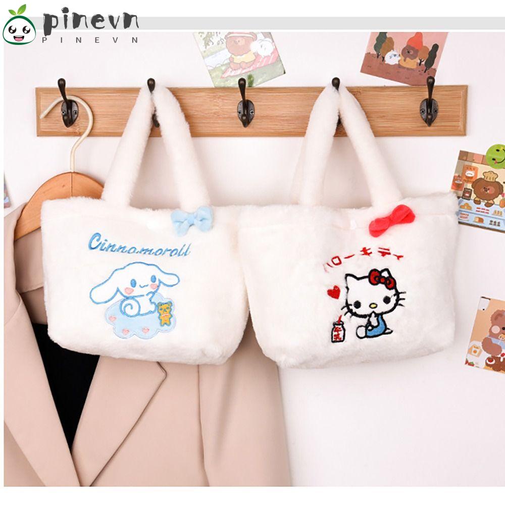 PINEVN Túi Đeo Chéo Hình Thú Nhồi Bông Kuromi Đáng Yêu