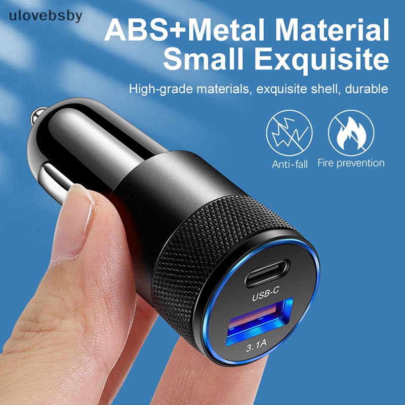 Tẩu Sạc Nhanh USB 18W PD 20W 3.1A 38W Cho Xe Hơi