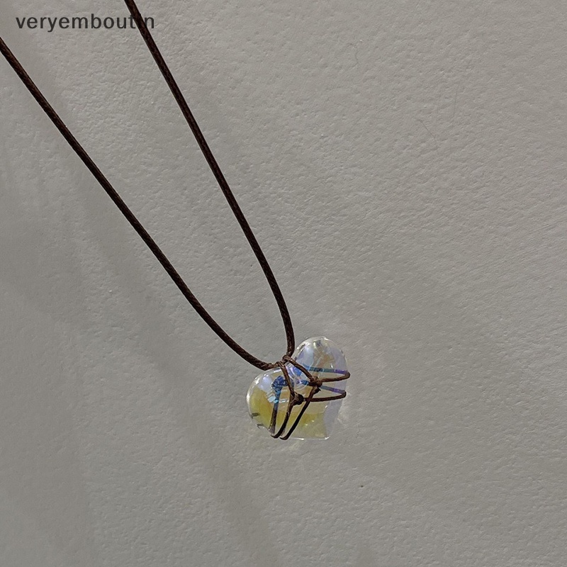 Vòng cổ Mặt Hình Trái Tim Dễ Thương Thời Trang Cho Cặp Đôi