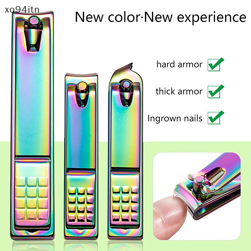 Kềm Cắt Móng Tay Bằng Thép Không Gỉ Nhiều Màu Sắc