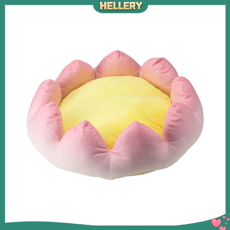 Giường Ngủ Hình Hoa Sen Chống Trượt Thoải Mái Giữ Ấm Mùa Hè Cho Thú Cưng