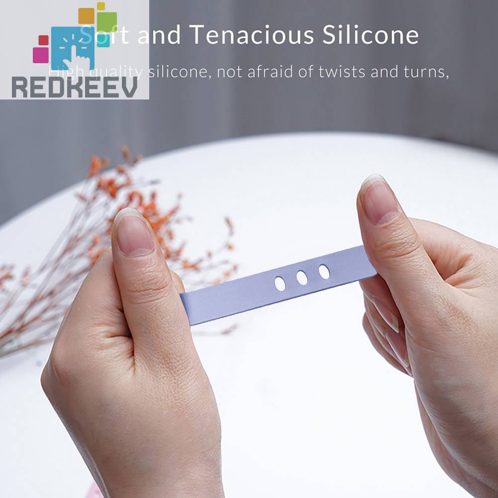 Set 20 Dây Silicone Buộc Dây Cáp 3 Lỗ Tái Sử Dụng Tiện Lợi