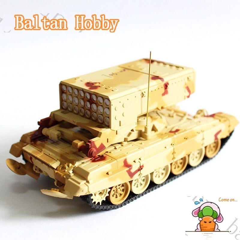 Mô Hình Xe Tăng Quân Đội Baltan H2C Panzerkampf Nga TOS-1 Bằng Hợp Kim Tỉ Lệ 1 / 72