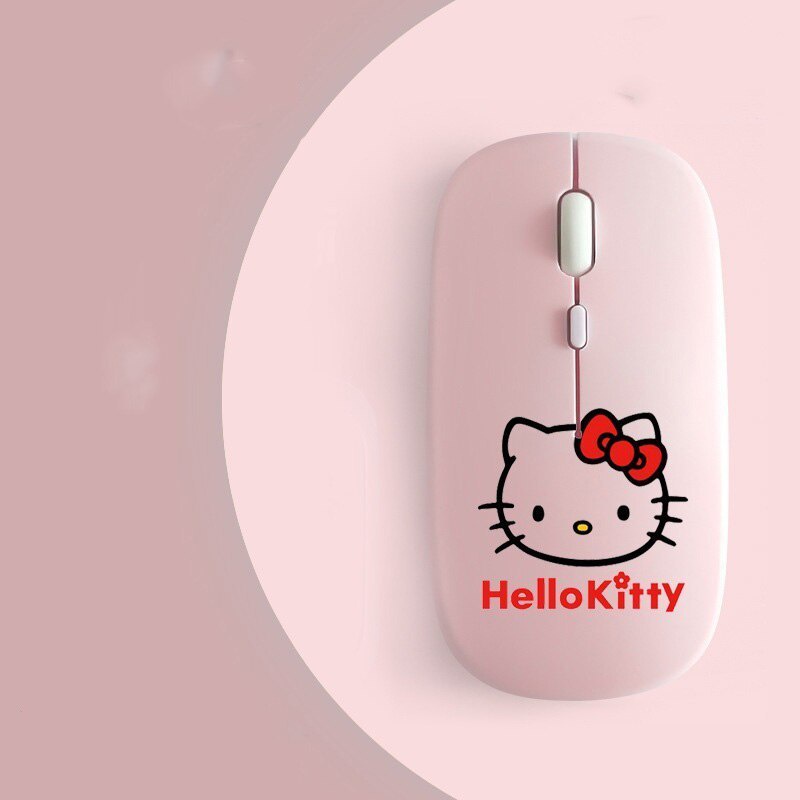 Chuột không dây 2.4GHz 1000dpi Kết Nối Bluetooth Hình Hello Kitty