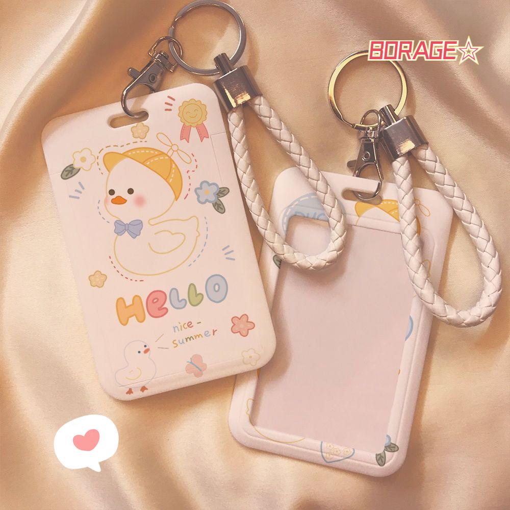 BORAG Ví Đựng Thẻ Bằng Nhựa Kiểu Dáng Dễ Thương Dành Cho Nam Và Nữ